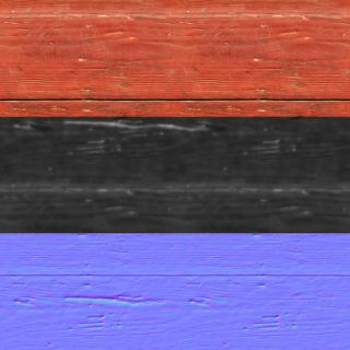 Seamless Textures of Wood + Normal & Bump Mapping 